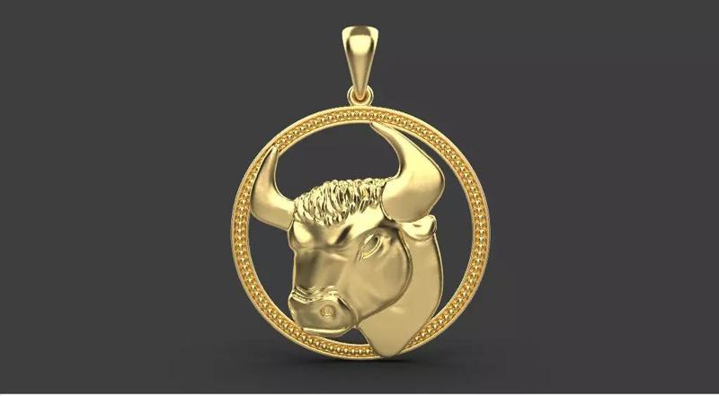 Bull Pendant 53039