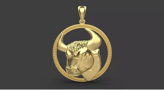 Bull Pendant 53039
