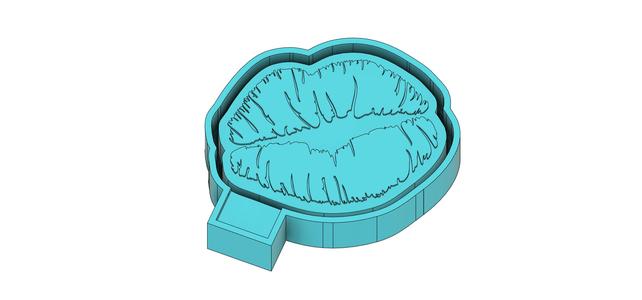 Kiss Me v2 Freshie Mold