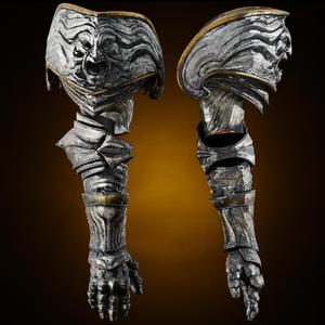 DIABLO 4 INARIUS ARM ARMOR AND GAUNTLETS life size cosplay - Diablo Fan Art