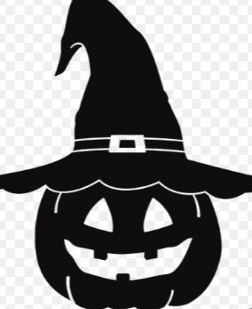 Witch Hat Pumpkin - FREE wall art