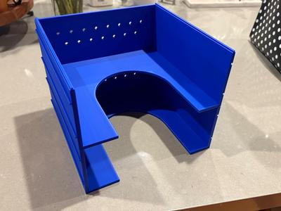 Interlocking Bambu Filament Refill Box Shelf