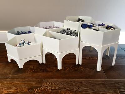 Riser Stands for Hexagon Display Bins