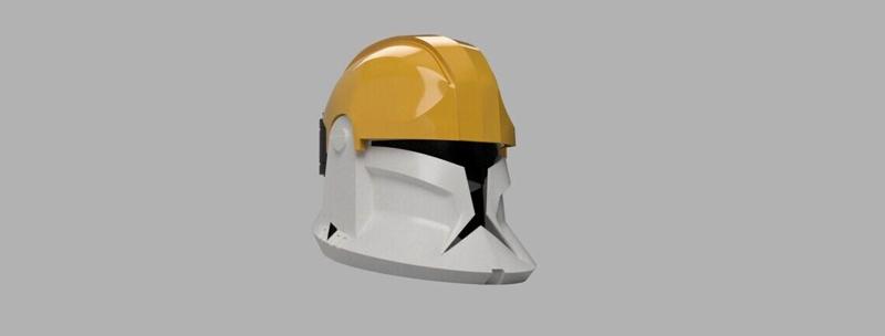 Animated Clone Trooper Pilot Helmet Phase 1 TCW Star Wars Cosplay 1:1