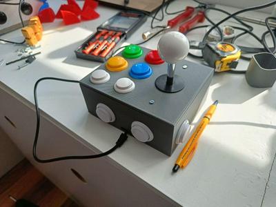 Smallest 10 button arcade joystick