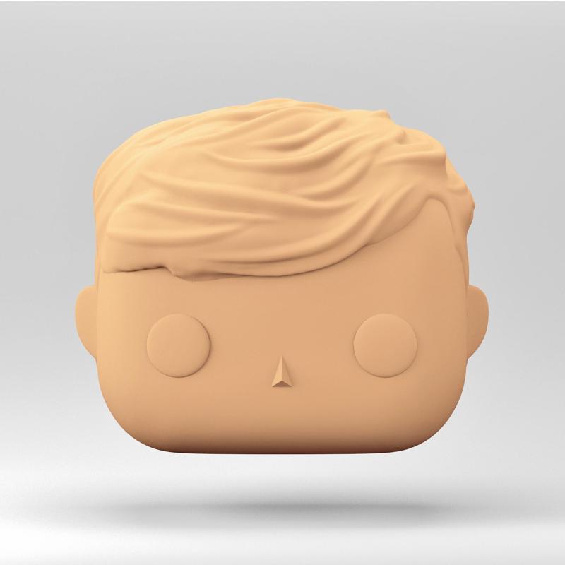 Stylized Chibi / POP Head STL | 3D Print File | MH_8-9