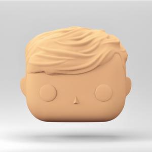 Stylized Chibi / POP Head STL | 3D Print File | MH_8-9