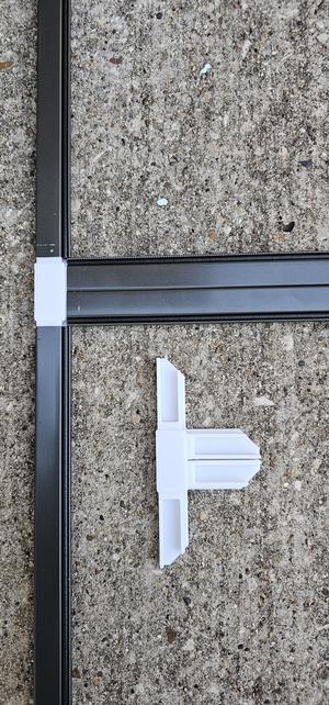 Window Screen Frame Double Connector Joint