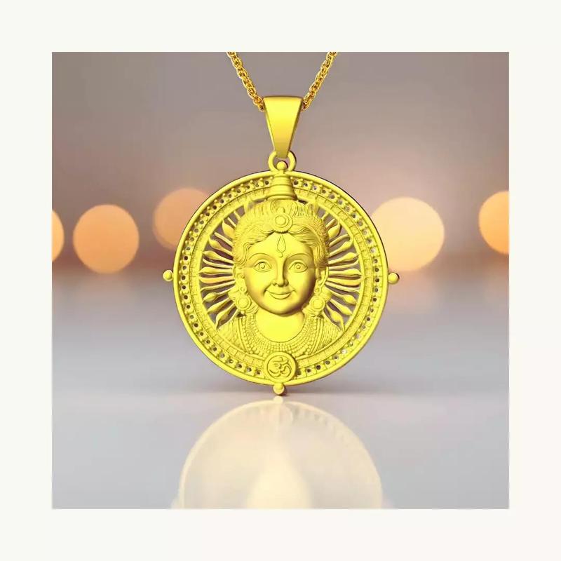 Lord Baby Krishna Gold Pendant