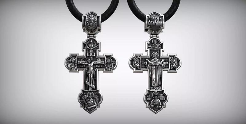 Intercession Pokrov Jesus Christ Panteleimon the Healer Cross