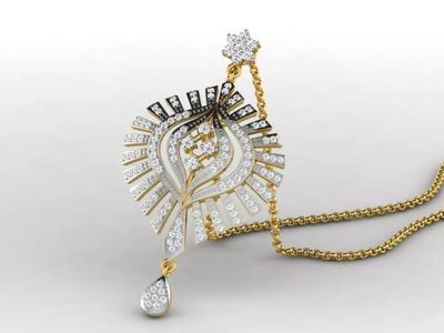 Jewelry 3D Models with render and 3dm  stl - DP-5911