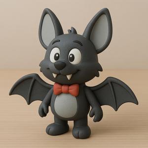 Cartoon Bat Kresleny netopier