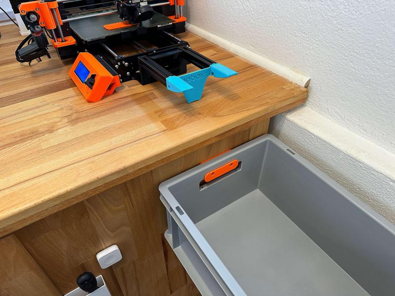 Box holder for JobOx