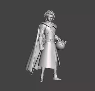 Arthur Pendragon and Cath Palug 3D Model