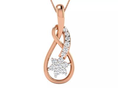 High Jewelry Pendant Earrings Set 3dm stl obj mtl gltf glb