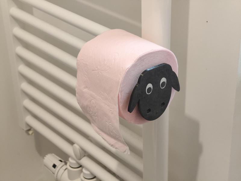 Toilet Paper Holder / PQ holder for towel warmer