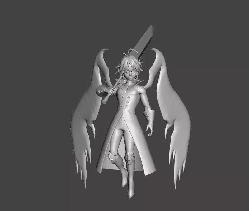 Meliodas 3000 years ago 3D Model