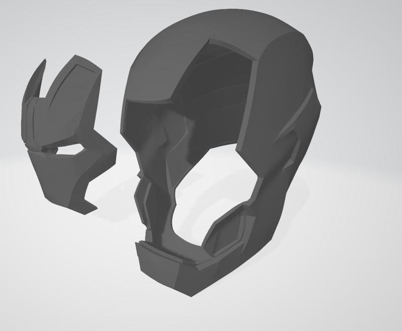 IRON MAN STATUE HELMET