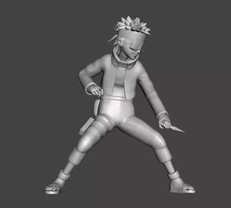 Uchiha Obito Genin 3D Model