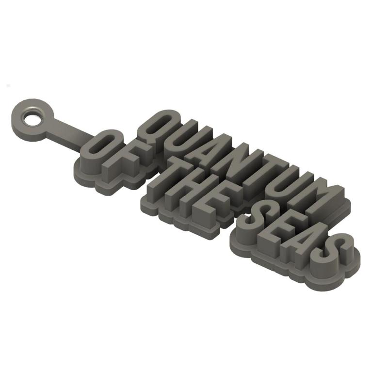 Royal Caribbean Quantum of the Seas Keychain / Keyring