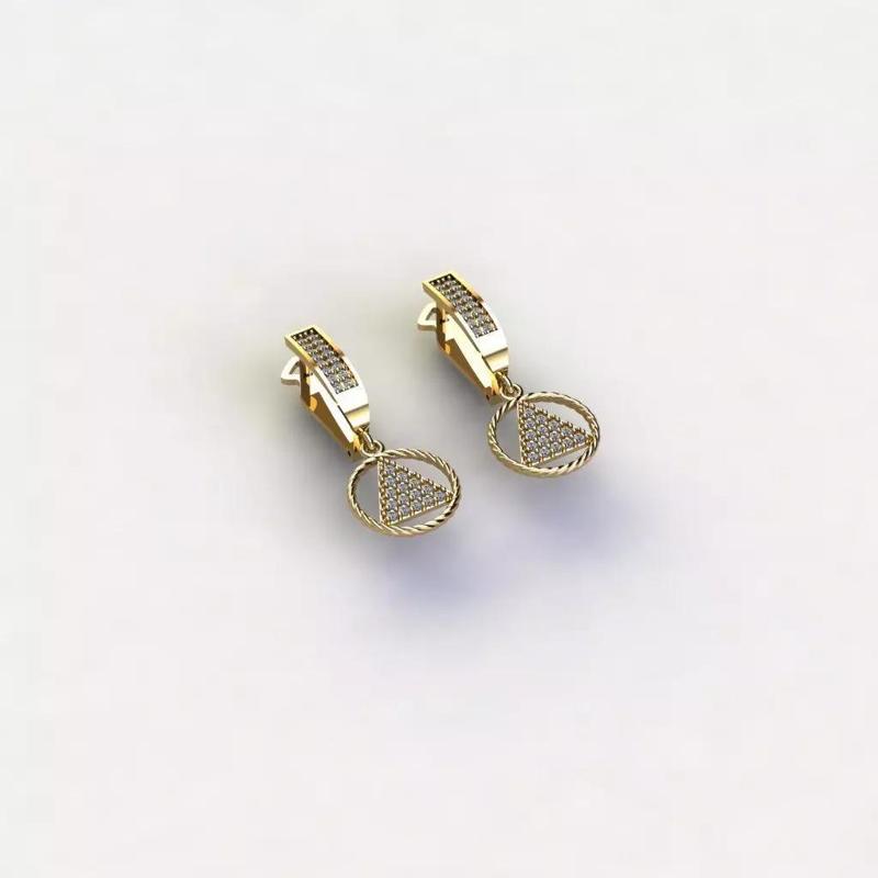 engagement earrings 3D Model Collection 3D print model tmtr75