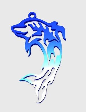 Dolphin Tribal Pendant
