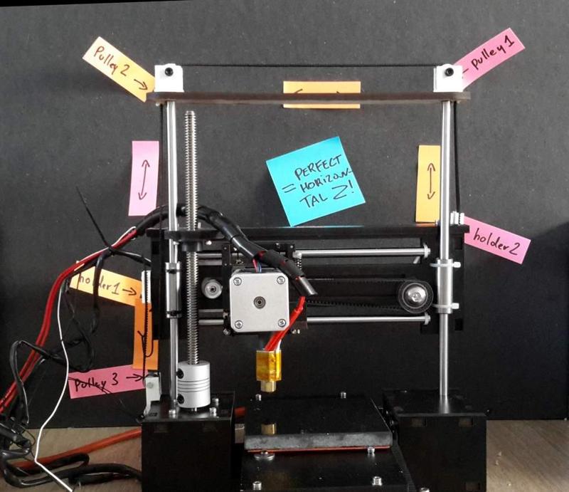 OneUp TwoUp Z Axis upgrade for a perfectly horizontal X axis