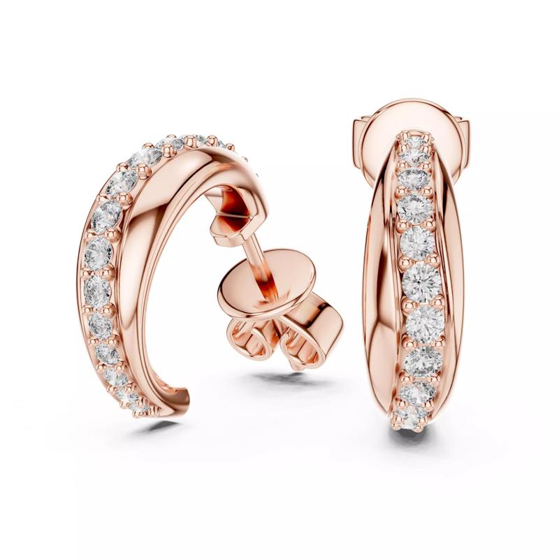 Diamond Studs Earrings 3dm stl renders animation videos details