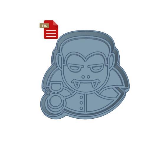 Vampire Cookie Cutter STL FILE