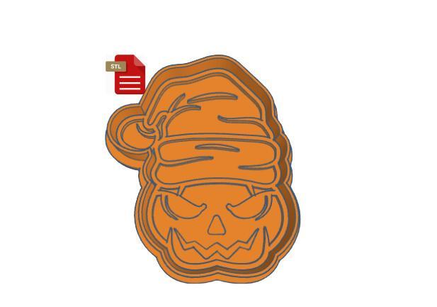 Christmas Pumpkin Cookie Cutter and Stamp