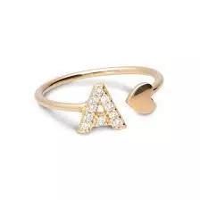 Anelli con singola lettera  Single letter rings