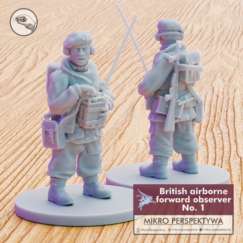 BRITISH AIRBORNE FORWARD OBSERVER NO.1 PRESUPPORTED 28MM