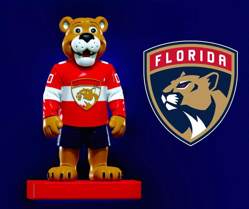 NHL - Stanley C Panther mascot - Florida Panthers hockey