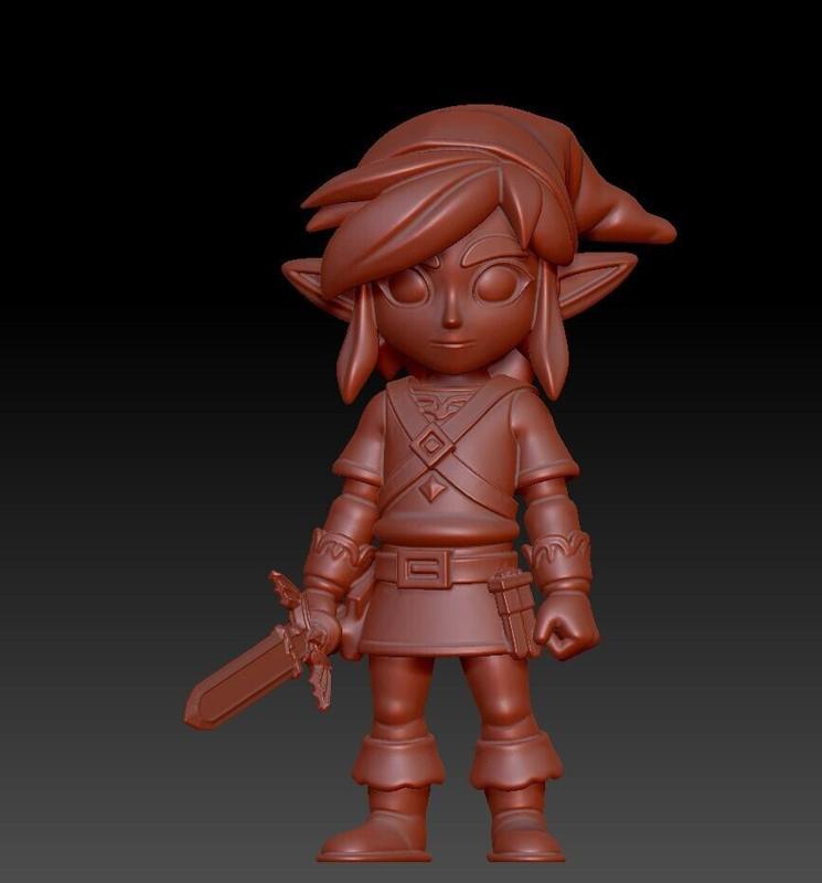 Link Figure | The Legend of Zelda 3D Printable Model