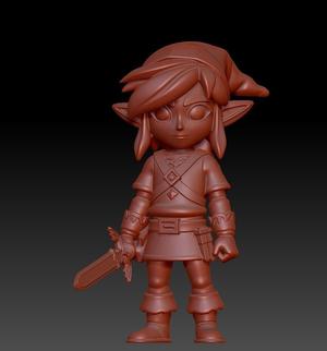 Link Figure | The Legend of Zelda 3D Printable Model