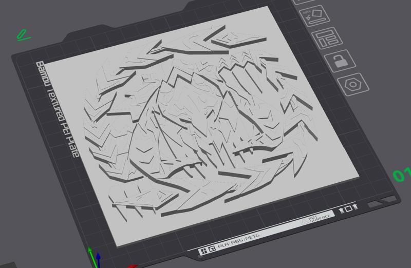 GUARDIAN ARKVELD - ICON PLATE FROM MONSTER HUNTER (SINGLE COLOR)