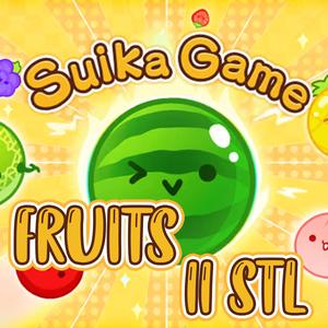 Suika Game fruits STL 11 ARCHIVES key chains
