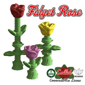 Rose Fidget Bolt Collab Meliora3d & Bucklenshackle - Commercial Use Version