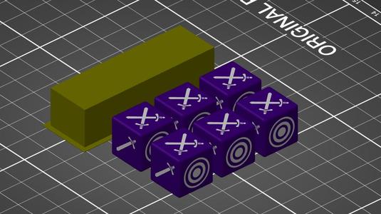 Battlelore Multicolor Dice