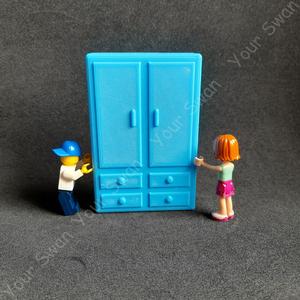 MINIATURE Wardrobe 1:24 SCALE