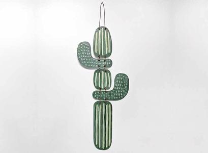Cactus wall ornament