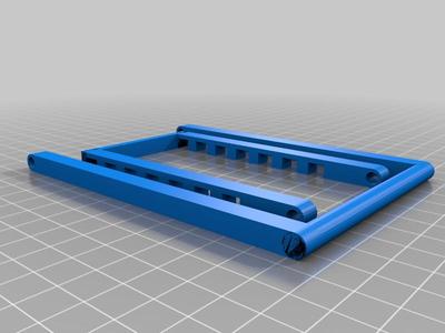 Case and stand for Raspberry Pi Zero and 7 inch LCD Touchscreen