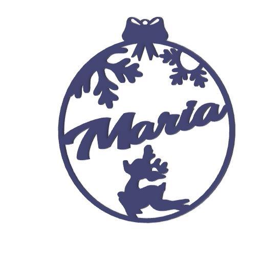Christmas bauble - Maria
