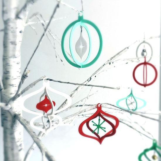 MID-CENTURY MODERN CHRISTMAS ORNAMENTS  - PART II