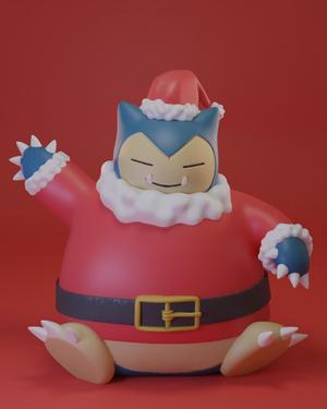 Pokemon - Snorlax Christmas Costume