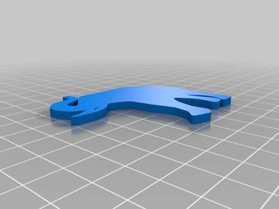 Elephant Keychain V1