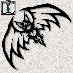 zombie bat wall art dead bat wall decor halloween decoration