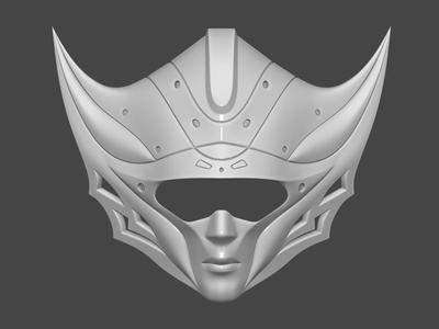Princess Kushana Mask Cosplay 3D print model 3D print model 3D print model