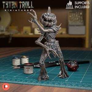Pumpkin Scarecrow - [Pre-Supported]