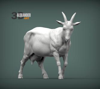 Goat 3D print model